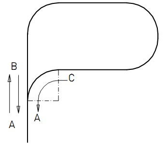 Automatic Single Tongue Switch Type B complete with Bend .A08/.A09