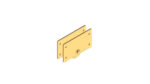 STEEL BOTTOM ROLLER FOR SQUARE GUIDE RAIL (WITH SIDE PLATES) X1.S71-S74