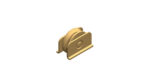 STEEL BOTTOM ROLLER FOR ANGLE GUIDE RAIL (WITH BRACKETS) X1.V59-V63