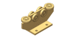 End carriage with flat plate-short .T56