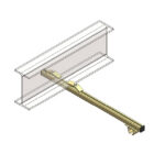 Support bracket assembly (underside mounting)