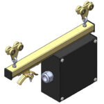 Remote pendant trolley with terminal box for pendant control station (round cable)