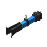 Conductor bar funnel assembly - right